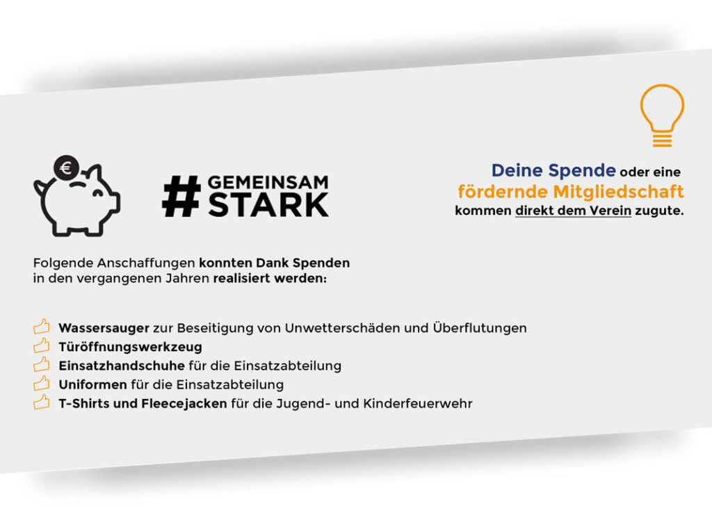 #gemeinsamSTARK deine Spende